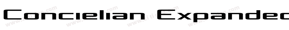 Concielian Expanded字体转换